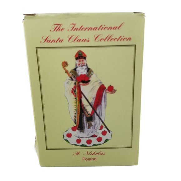 "St Nicholas" Poland Santa Claus Figure From The International Santa Collection - Picture 11 of 14
